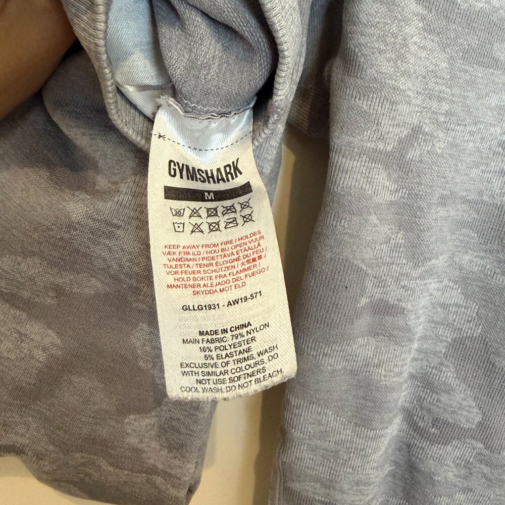 Gymshark Women’s Grey Adapt Camo Seamless Leggings Size M With Butt Scrunch - Picture 4 of 8